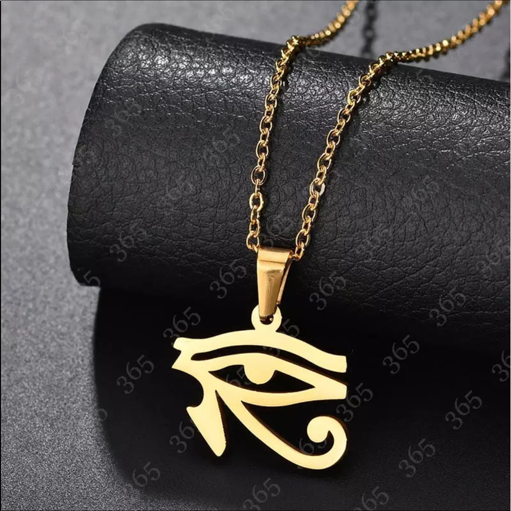 Eye of Horus Stainless Steel Pendant Necklace